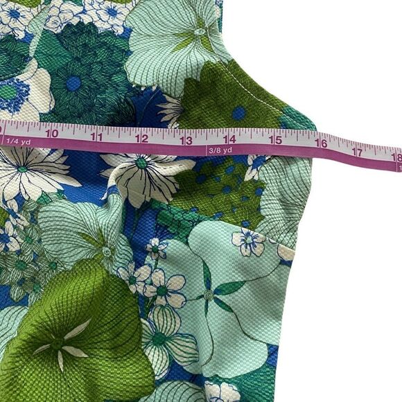 Talbots Sleeveless Floral Dress Sz 2P - Picture 8 of 9